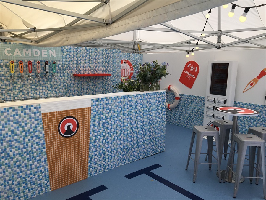 卡姆登镇啤酒「新鲜地狱」泳池派对活动策划引起的躁动真不小