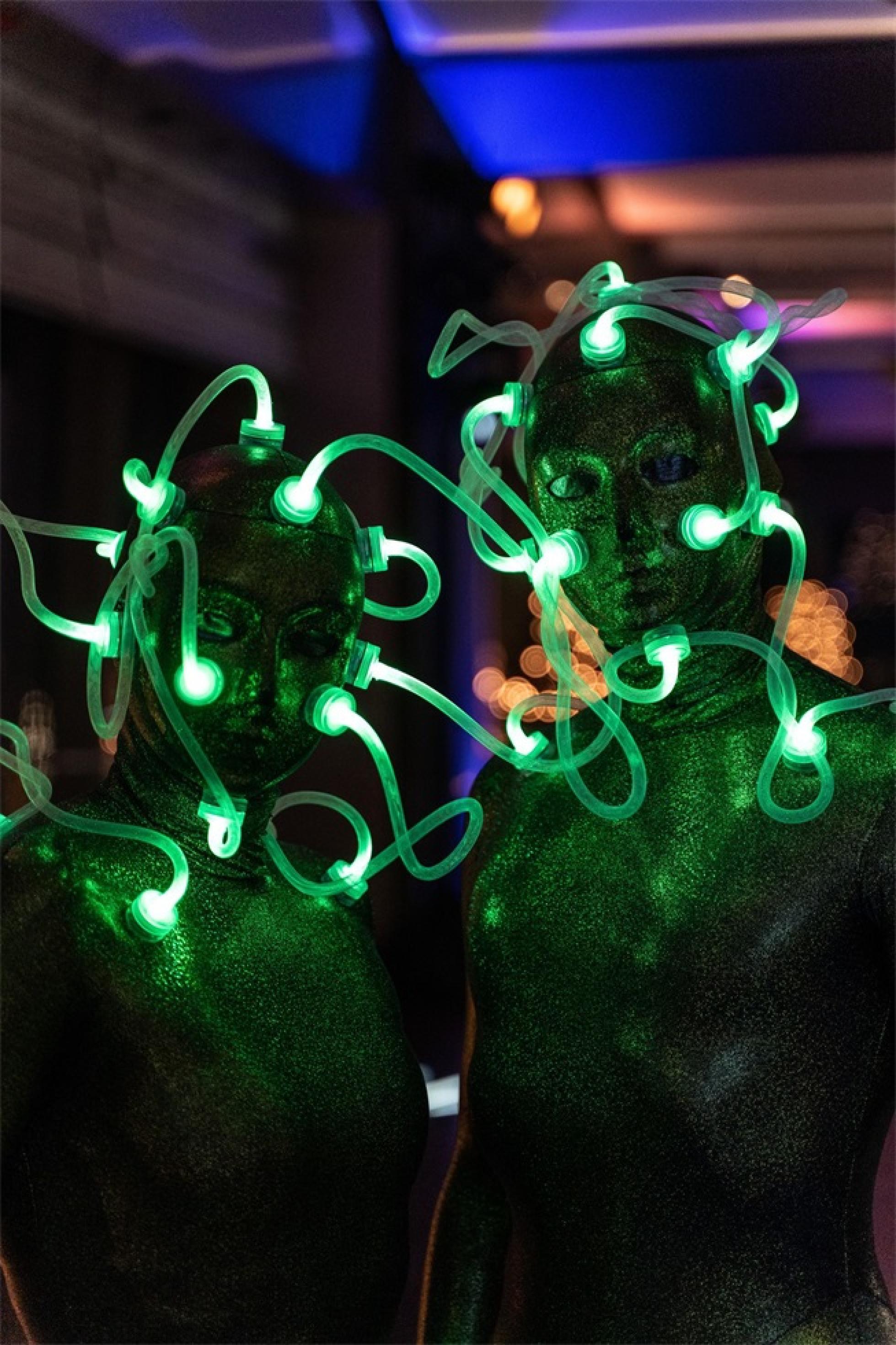 「去月球度假」的公司派对活动策划现场别有一番月球的风味