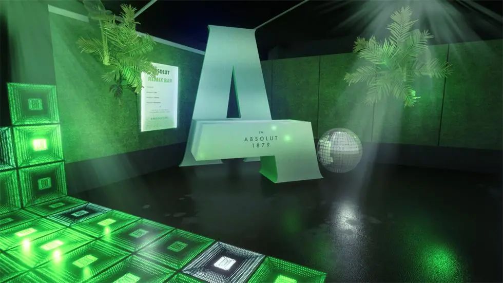 绝对伏特加在加州的青柠伏特加发布会活动策划成集齐五感的青柠绿洲