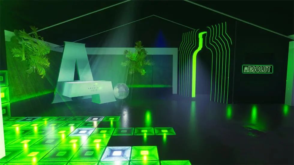 绝对伏特加在加州的青柠伏特加发布会活动策划成集齐五感的青柠绿洲