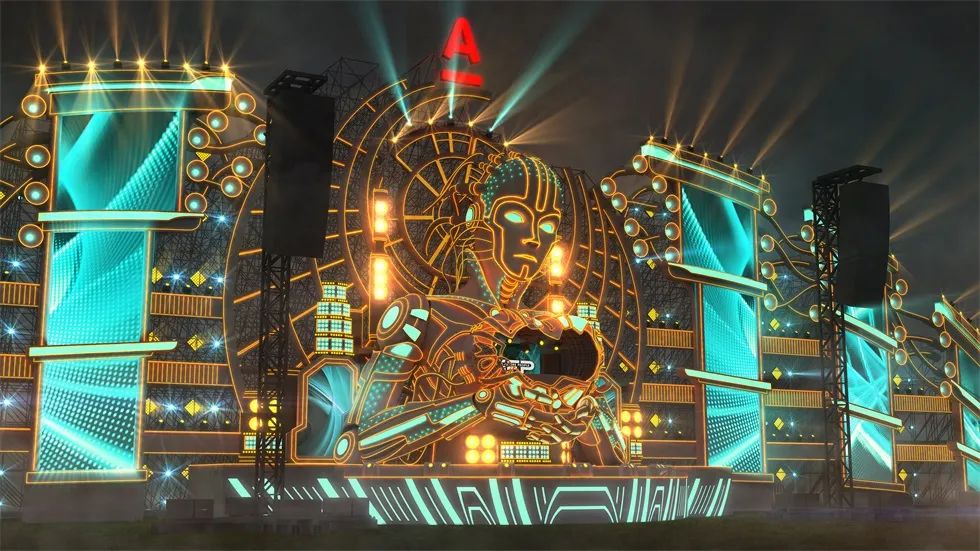 “阿尔法未来人”电子音乐节活动策划创下了超过 50000人聚集的纪录