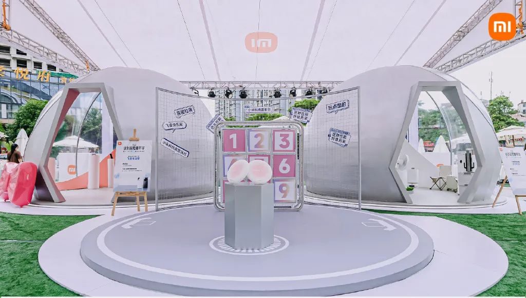 小米这波限时快闪露营派对活动策划让你更有代入感的城市中心露营体验