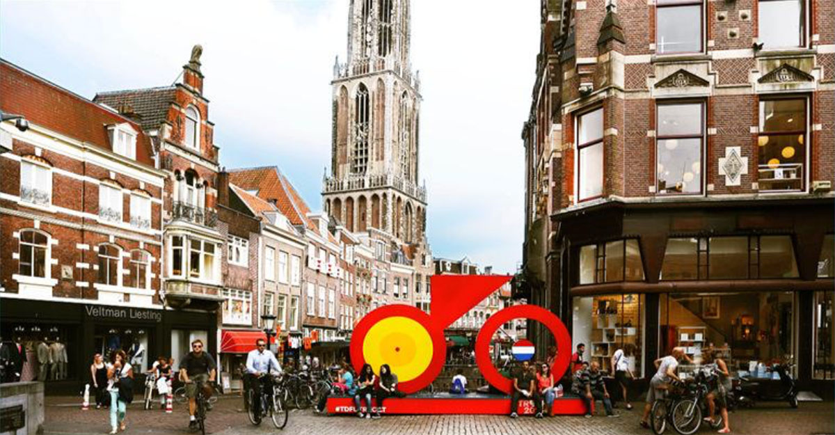 环法自行车赛很好地诠释了乌得勒支的形象