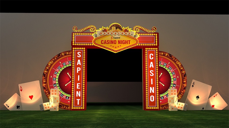 年会活动策划紧贴赌城之夜风格，娱乐性更强