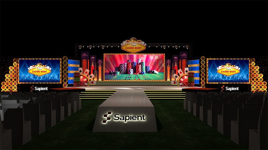 年会活动策划紧贴赌城之夜风格,娱乐性更强