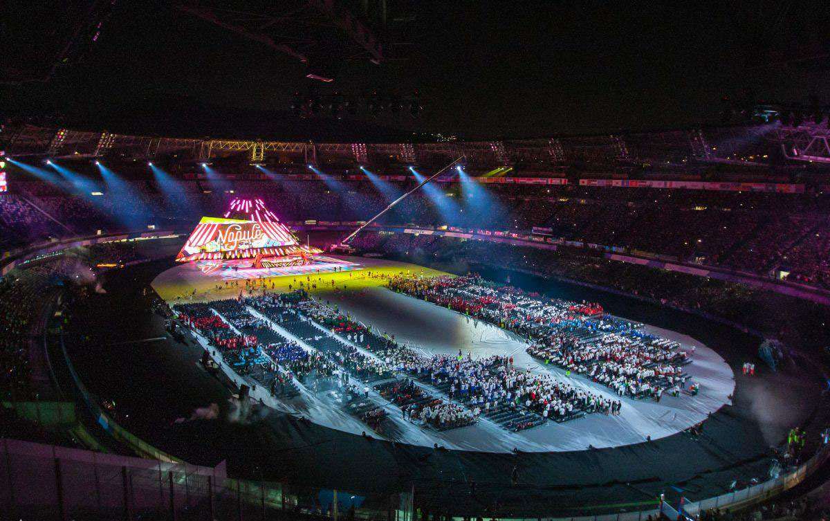 激情澎湃的那不勒斯烈火燃燃:第30届世界大学生夏季运动会