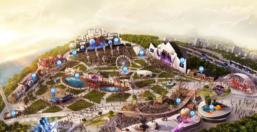 巴西的摇滚音乐节策划的舞台都太赞太吸睛了