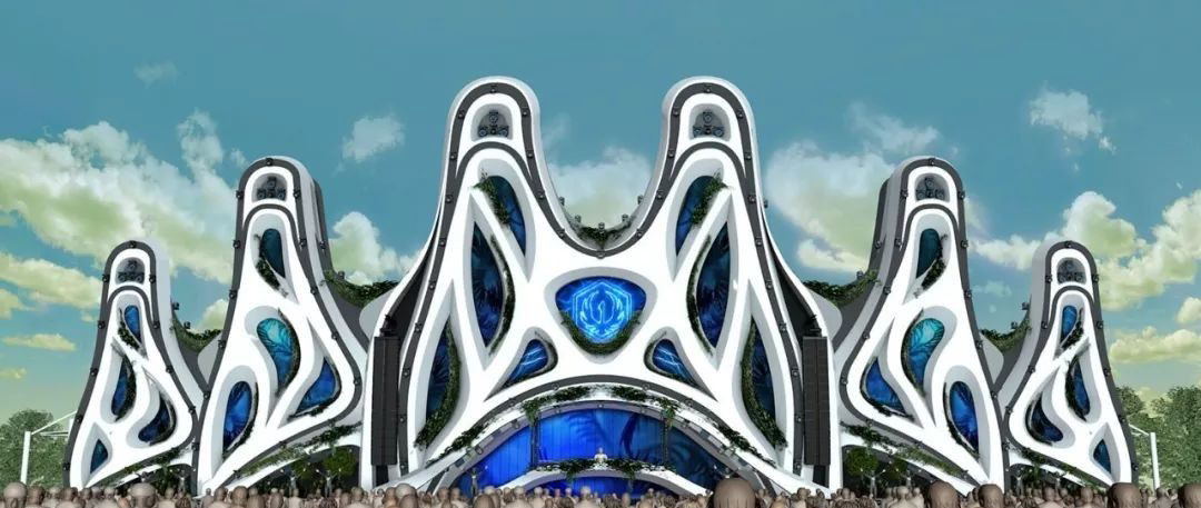 巴西的摇滚音乐节策划的舞台都太赞太吸睛了