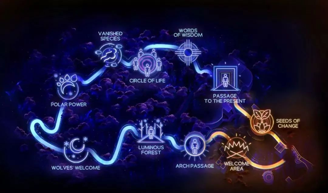 看,白雪季节的灯光秀活动策划的主角是一群夜行动物,真美