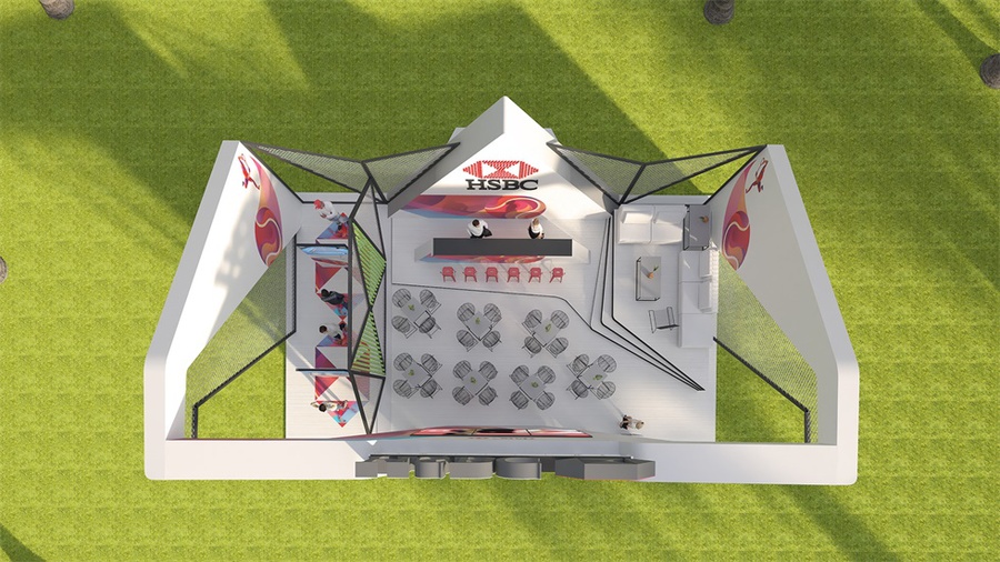 展览展示装置安在国际赛事上，这品牌曝光度想不高都不行啊