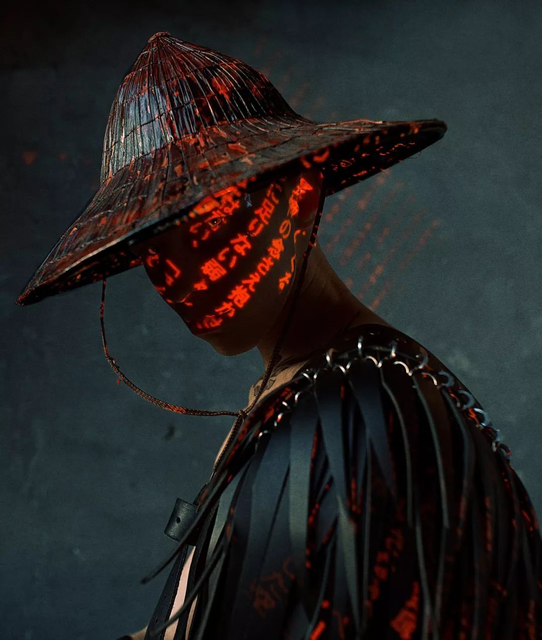 霓虹灯武士概念图,这样的展览活动科幻大片感觉十足