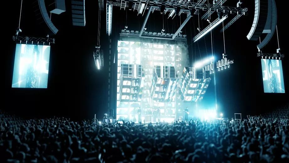 摇滚乐队的这次演唱会活动策划太有视觉冲击力了,就是电影级的体验嘛