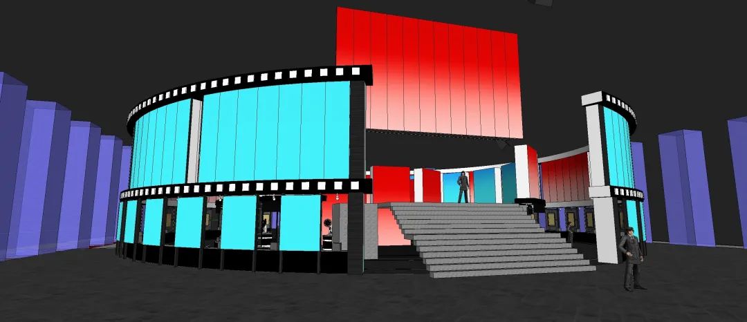 「海报里的英雄」节目活动策划的舞美简直就是艺术的存在，赞