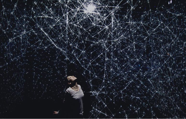 将现实与虚拟联系在一起的表演和展览策划令人眼花缭乱