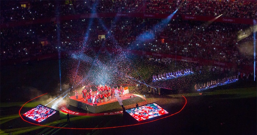 冠军球队庆典活动派对就该这般空前和充满惊喜的视听奇观