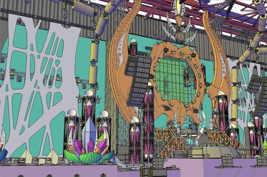 硬派电音盛会活动策划的“阴影的交响乐”舞美设计震撼了!