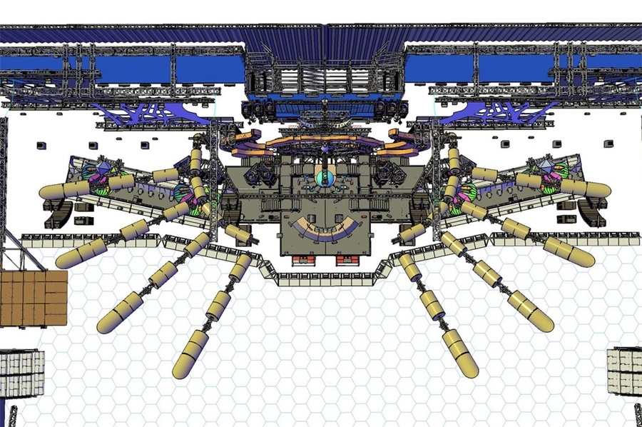 硬派电音盛会活动策划的“阴影的交响乐”舞美设计震撼了!