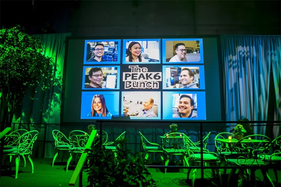 Peak6周年庆典活动策划的电视剧布景设计燃炸了整个直升机机库