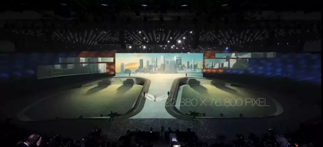 BMW未来百年周年纪念活动策划的舞美创下了三项吉尼斯记录