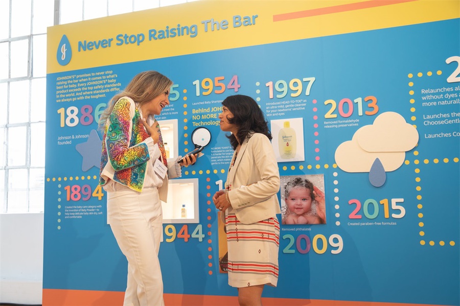 婴儿产品品牌推广活动策划将5个品牌承诺形象地呈现在活动中