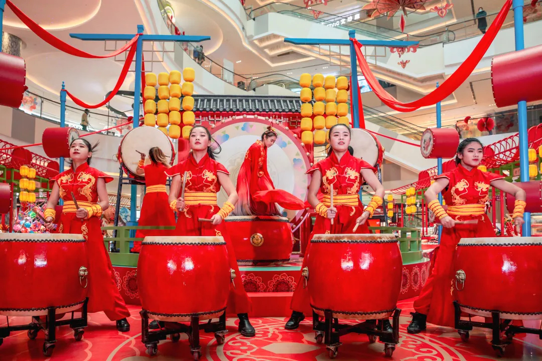 国风年宵创意市集活动策划活脱脱的一场大型春节园游会，热闹繁华