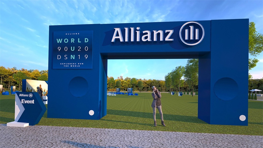 保险员工嘉年华活动策划现场品牌化装饰吸睛率高得不要不要的