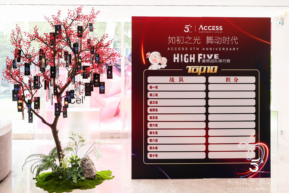 ACCESS5周年庆典活动策划更多的是欢乐与喜庆